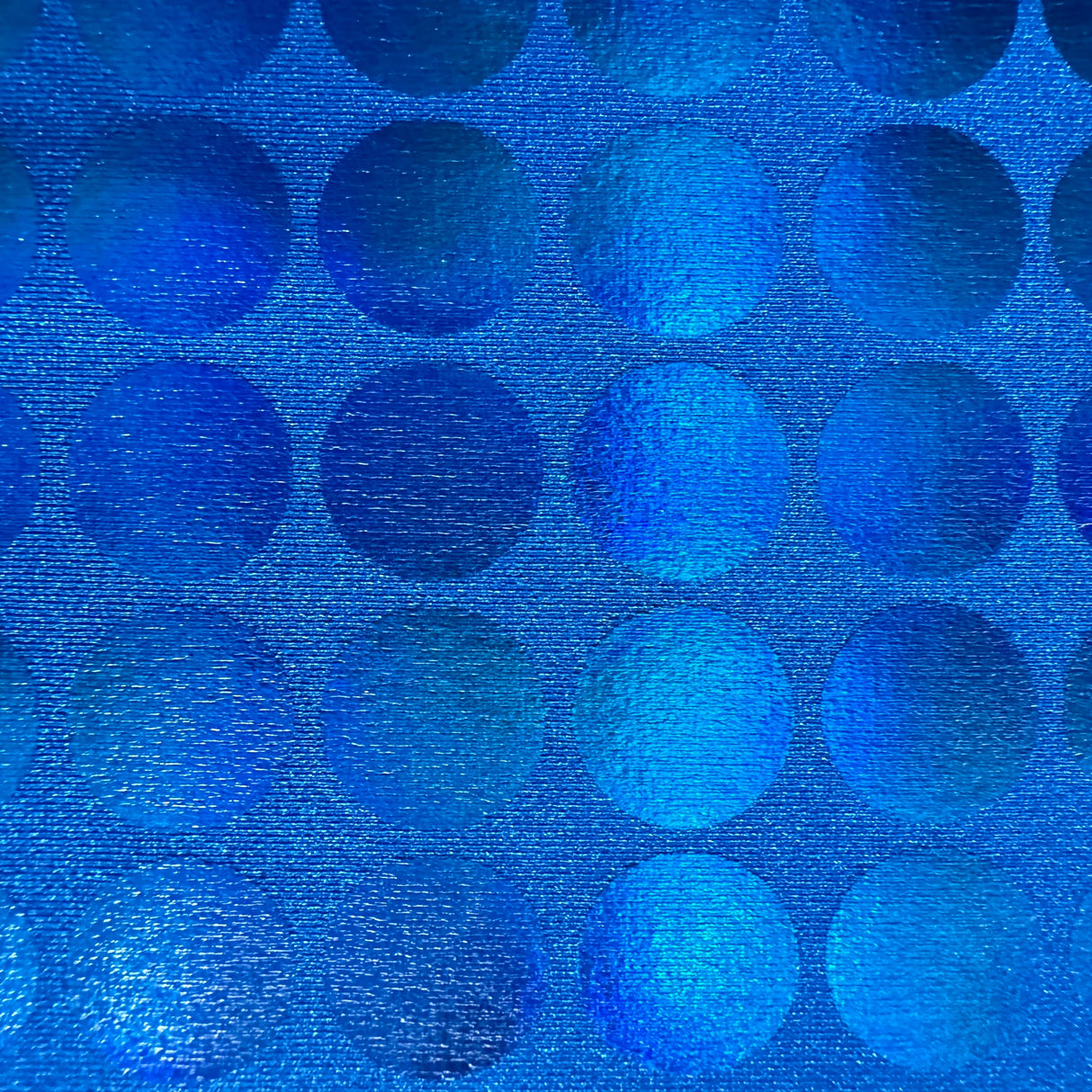 Nylon Spandex Reflection Circle Foil Fabric 60"