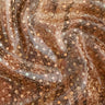Polyester Spandex Zebra Hologram Fabric 60" Brown