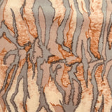 Polyester Spandex Zebra Hologram Fabric 60" Brown