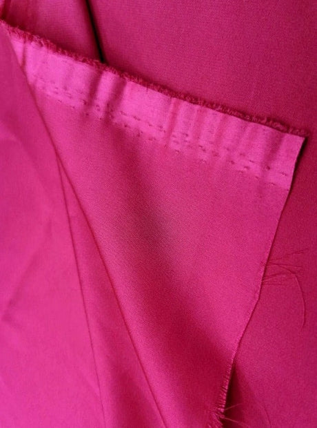 Stretch Silk Charmeuse Hot Pink