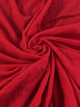 Red Crinkle Cotton Gauze