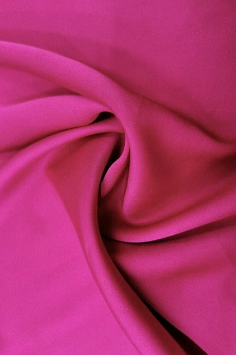 Stretch Silk Charmeuse Hot Pink