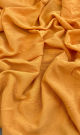 Mustard Crinkle Cotton Gauze