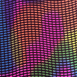 Nylon Spandex Metallic Neon Square Trans Sequin Fabric, 60" Wide, Multi Color