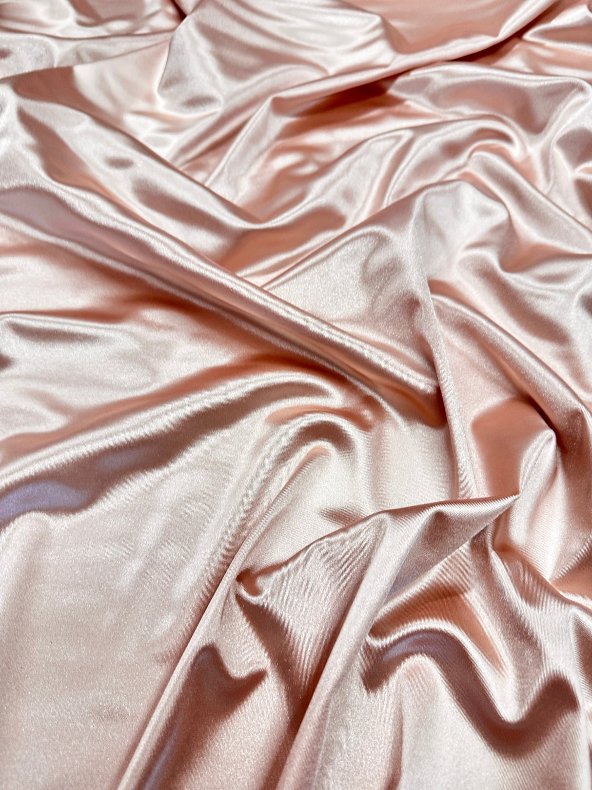 Shiny Nylon Spandex Blush