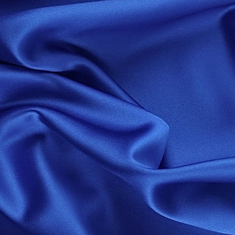 Royal Blue Duchesse Satin