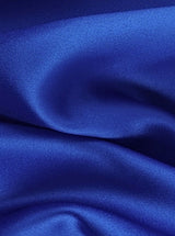 Royal Blue Duchesse Satin
