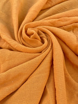 Mustard Crinkle Cotton Gauze