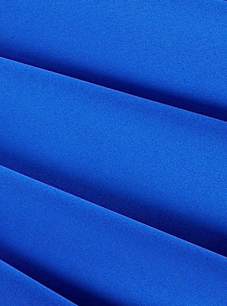 Royal Blue Duchesse Satin