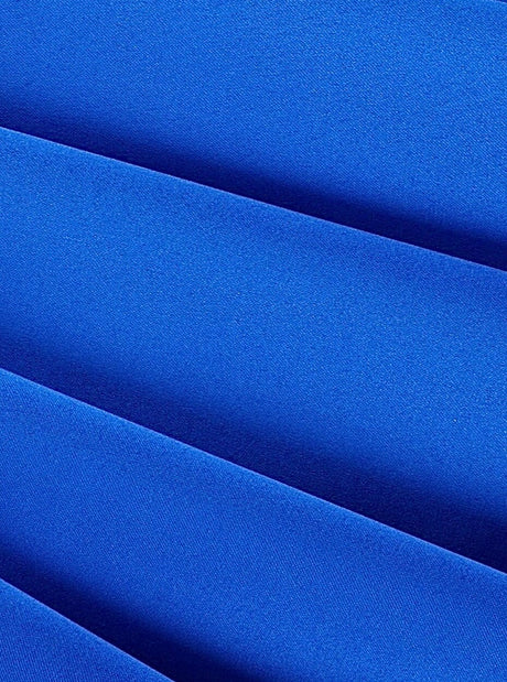 Royal Blue Duchesse Satin