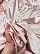 Shiny Nylon Spandex Blush