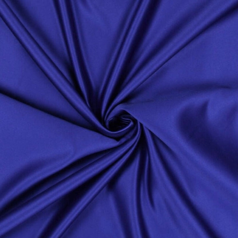 Stretch Duchesse Satin Royal Blue