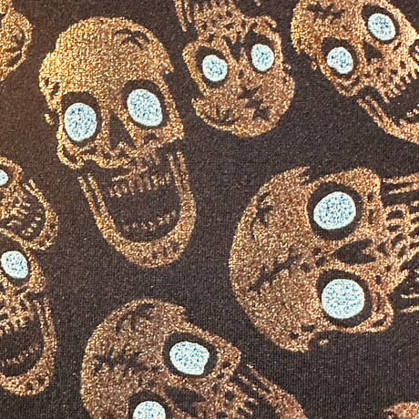 Nylon Spandex Skull Double Foil Stretch Fabric