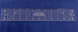 Acrylic Ruler Template 12" x 2"