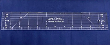 Acrylic Ruler Template 12" x 2"