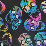 Nylon Spandex Skull Double Foil Stretch Fabric