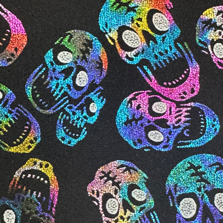 Nylon Spandex Skull Double Foil Stretch Fabric