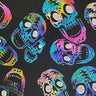 Nylon Spandex Skull Double Foil Stretch Fabric