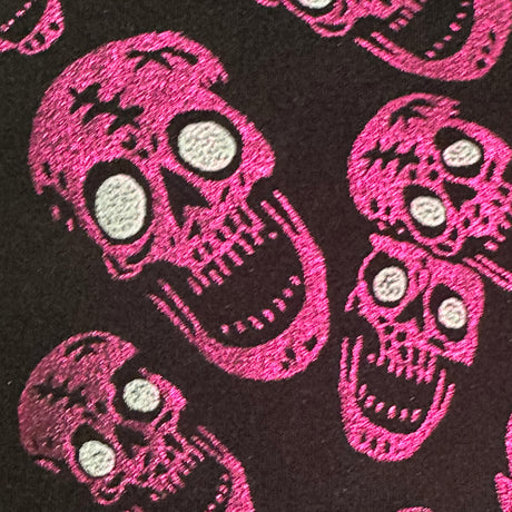 Nylon Spandex Skull Double Foil Stretch Fabric