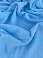 Baby Blue Crinkle Cotton Gauze
