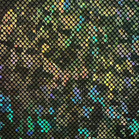 Nylon Spandex Shatter Glass Hologram Fabric 60"