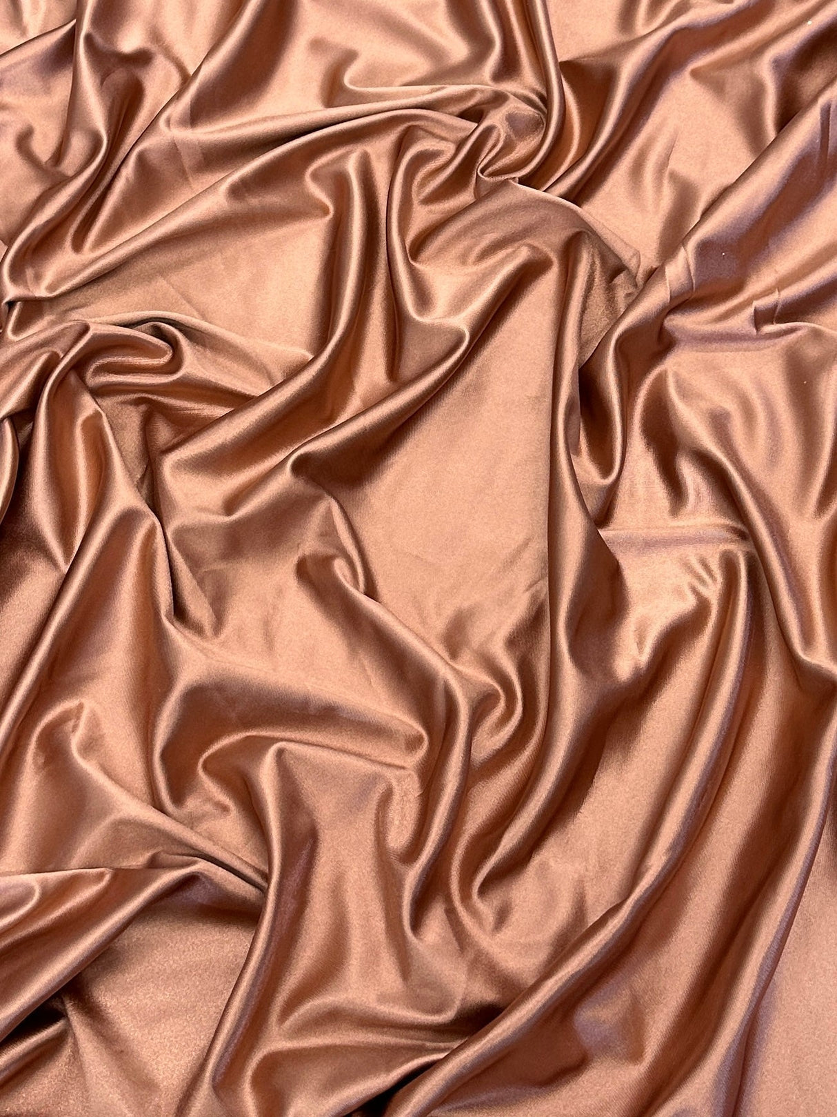 Shiny Nylon Spandex Rusty Rose