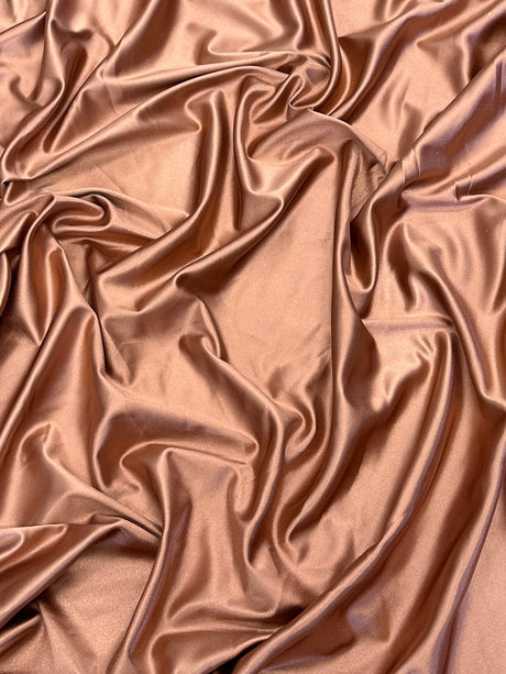 Shiny Nylon Spandex Rusty Rose