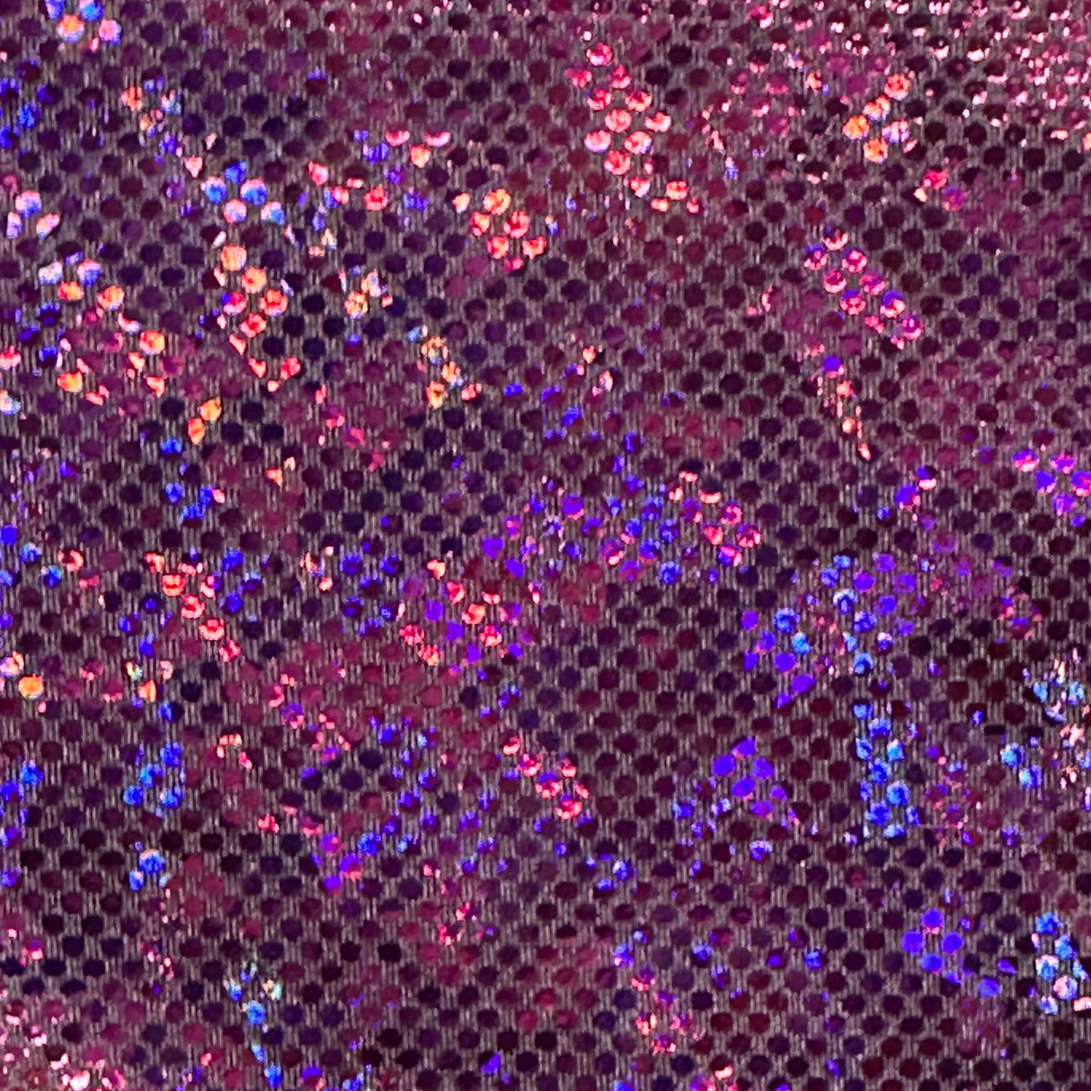Nylon Spandex Shatter Glass Hologram Fabric 60"