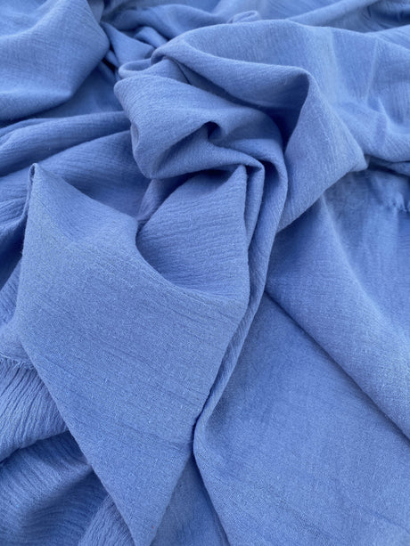 Cotton Gauze Denim Blue