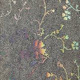 Nylon Spandex Foggy Flower Foil Fabric 60"