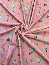 Baby Pink Printed Knit