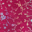 Nylon Spandex Foggy Flower Foil Fabric 60"