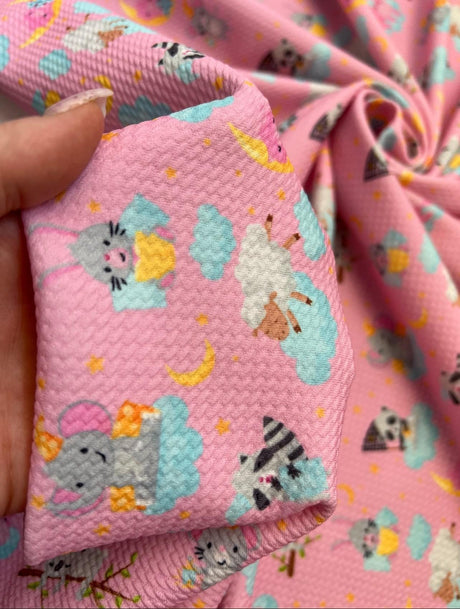 Baby Pink Printed Knit