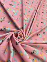 Baby Pink Printed Knit