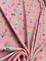 Baby Pink Printed Knit