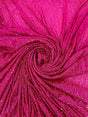 Stretch Sequin on Mesh Fuchsia