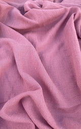 Cotton Gauze Mauve Crinkle
