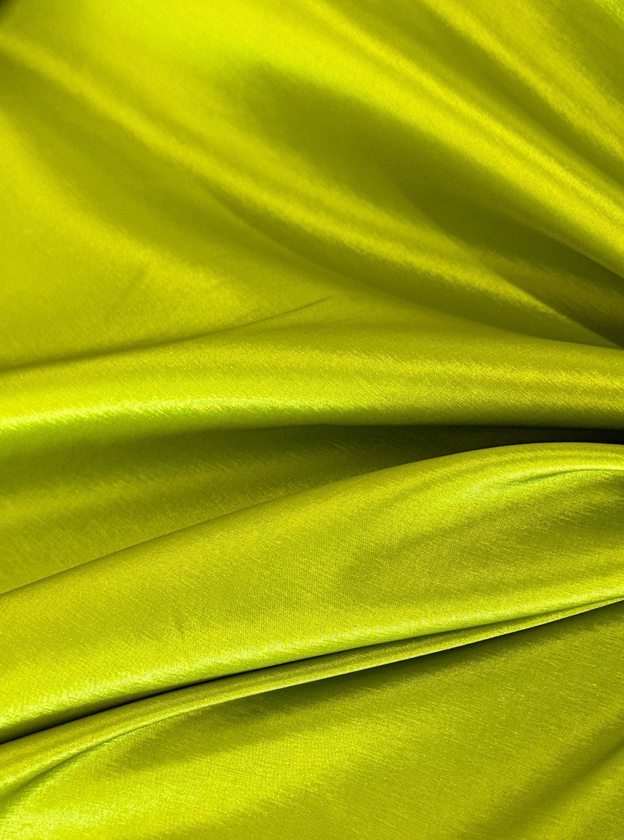 Stretch Taffeta Lime Green