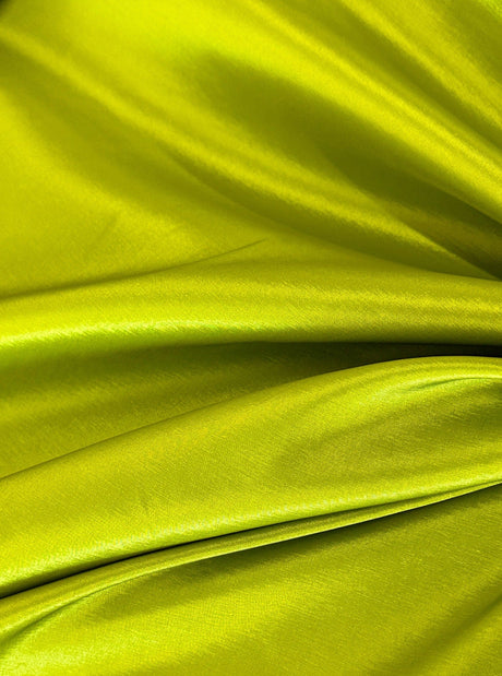 Stretch Taffeta Lime Green