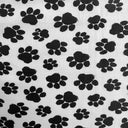Poly Cotton Puppy Paw Print Fabric