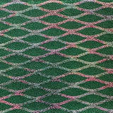 Nylon Spandex Diamond Shape Double Foggy Foil Fabric