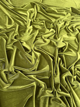 Stretch Velvet Olive