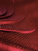 New Studded Velvet Polyester Spandex Fabric - Studded Velvet, Red, Green, Midnight Blue, Black, Brown, 58-60" Width