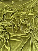 Stretch Velvet Olive