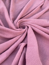 Cotton Gauze Mauve Crinkle