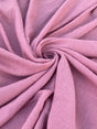 Cotton Gauze Mauve Crinkle