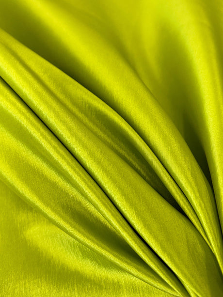 Stretch Taffeta Lime Green
