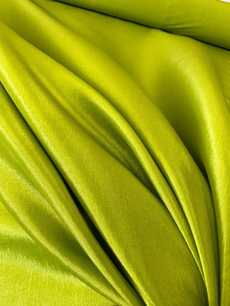 Stretch Taffeta Lime Green
