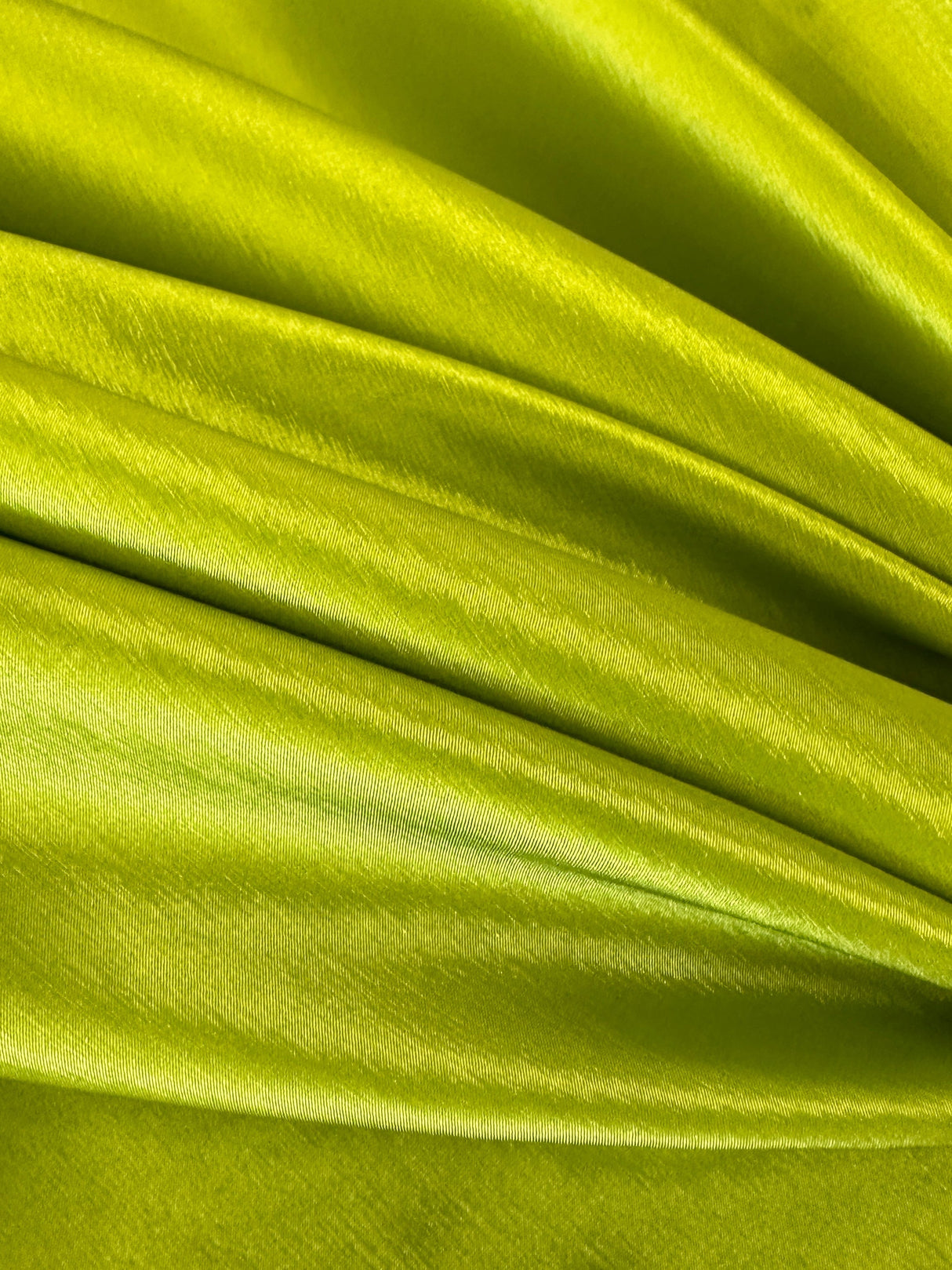 Stretch Taffeta Lime Green
