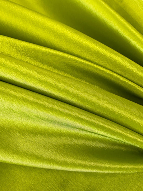 Stretch Taffeta Lime Green